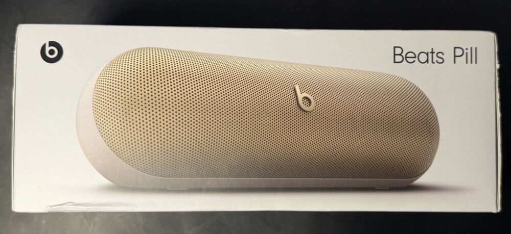 New Genuine Beats Pill Champagne Gold Portable Bluetooth Speaker MW463LL/A